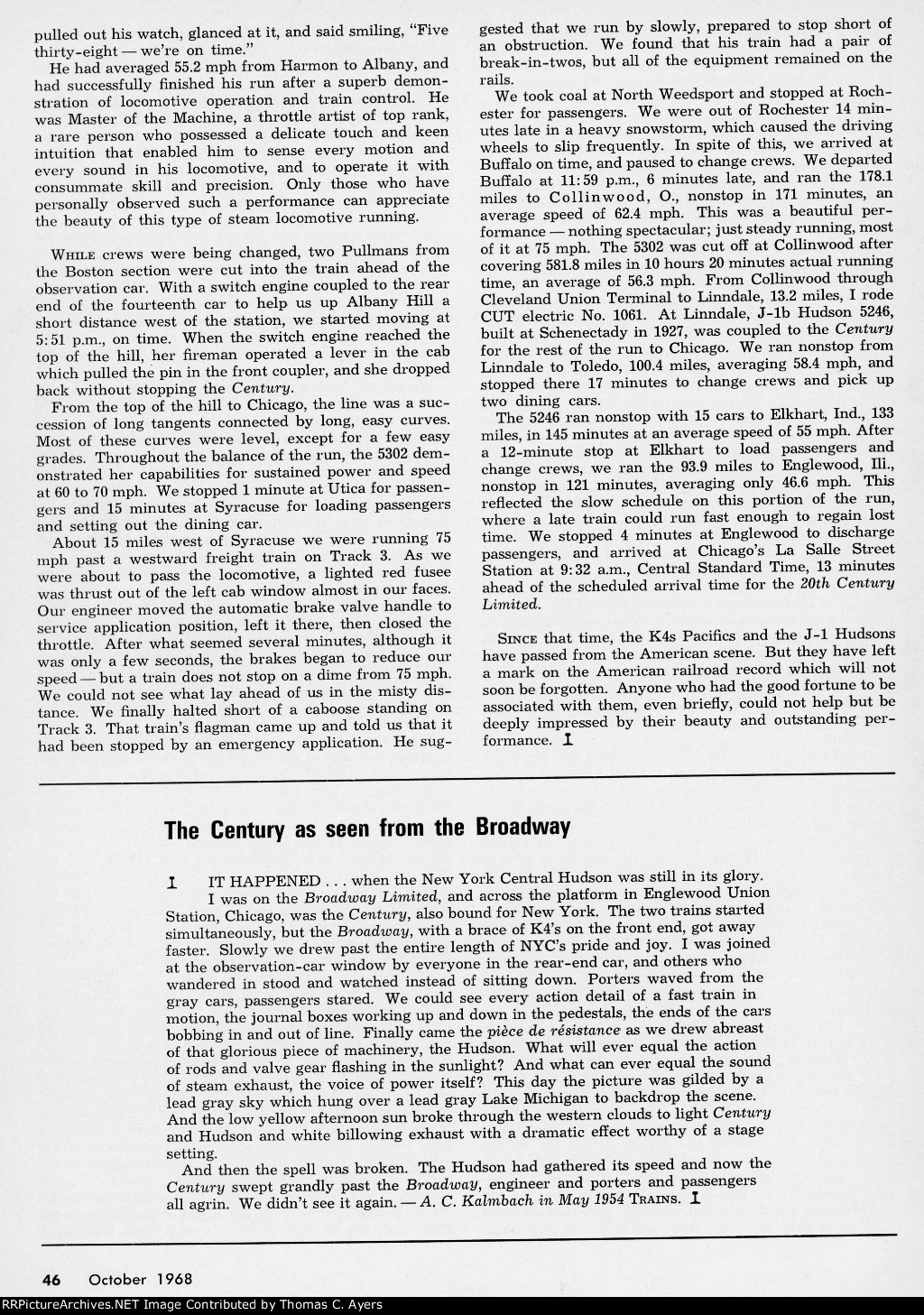 "K4 vs. J-1 In 1931," Page 46, 1968